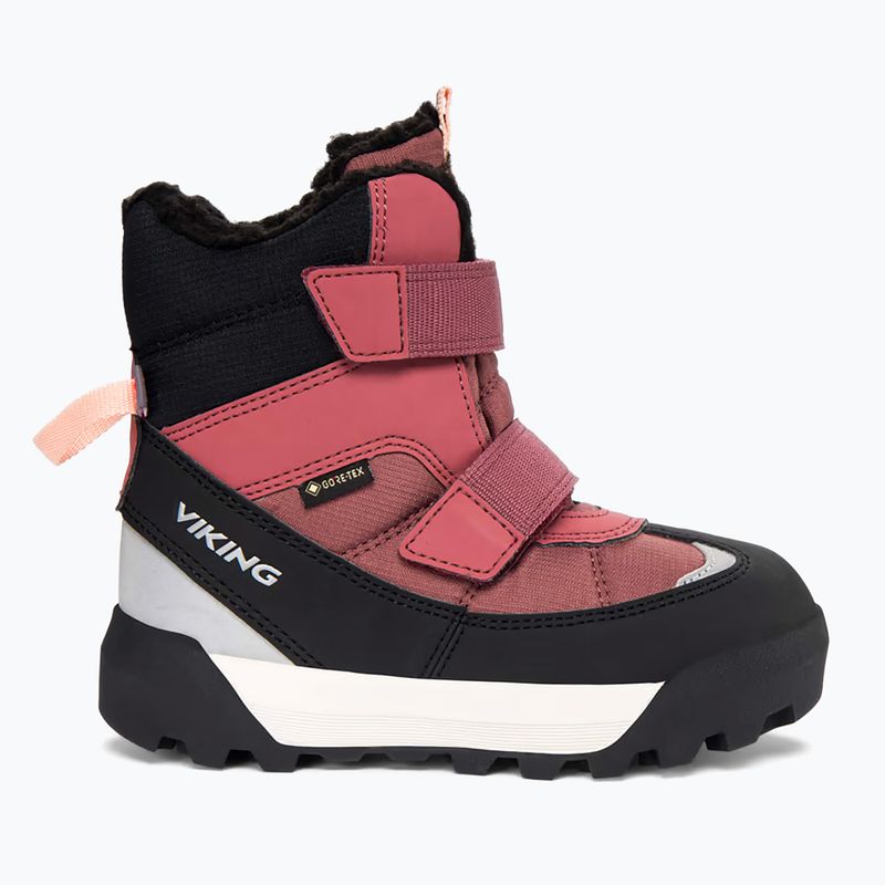 Viking Expower Warm GTX 2V dark pink children's snow boots 9