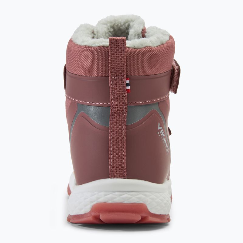 Viking Footwear Equip Glow Warm WP 2V pink children's snow boots 6