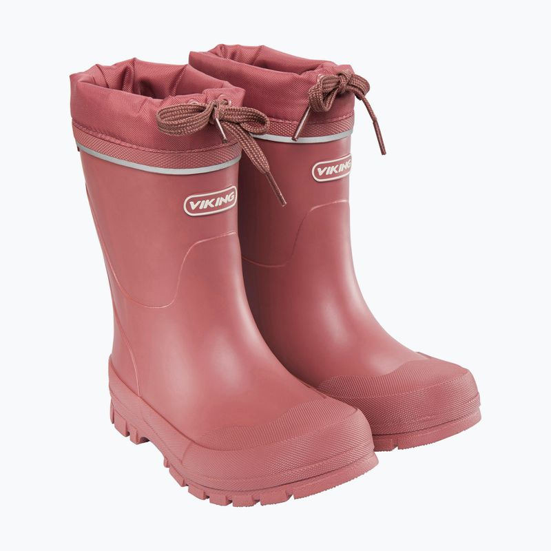 Children's wellington boots Viking Footwear Jolly Warm pink 3