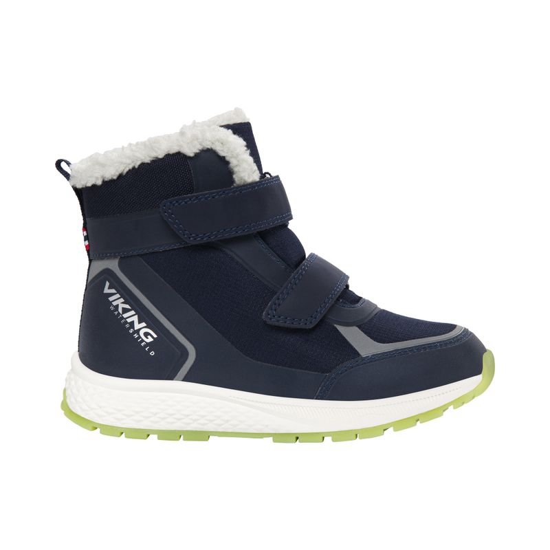 Viking Footwear Equip Glow Warm WP 2V navy children's snow boots 9