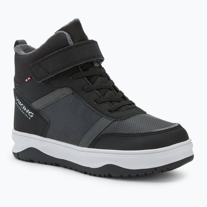 Viking Squad Warm Waterproof 1V black children's boots