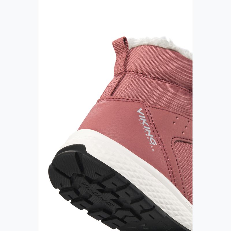 Children's snow boots Viking Footwear Equip Warm Waterproof 2V pink 8