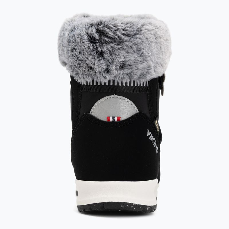 Children's snow boots Viking Footwear Belle Butterfly Warm GTX 2V black 6