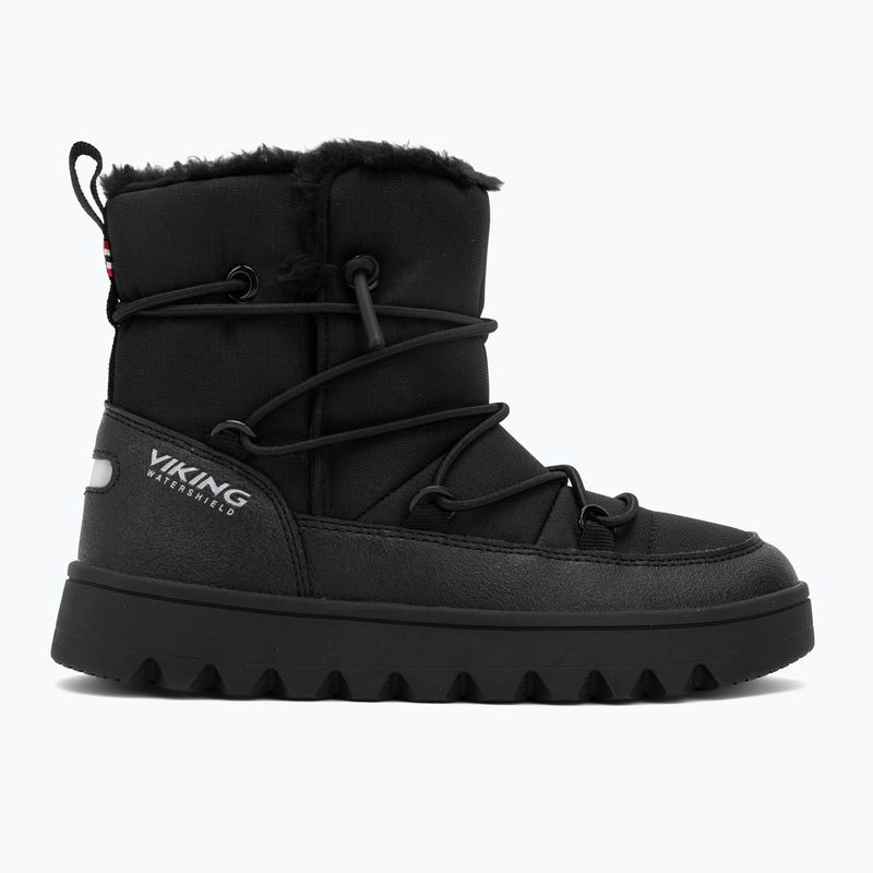 Snow boots Viking Footwear Snowflake Warm Waterproof SL black 2