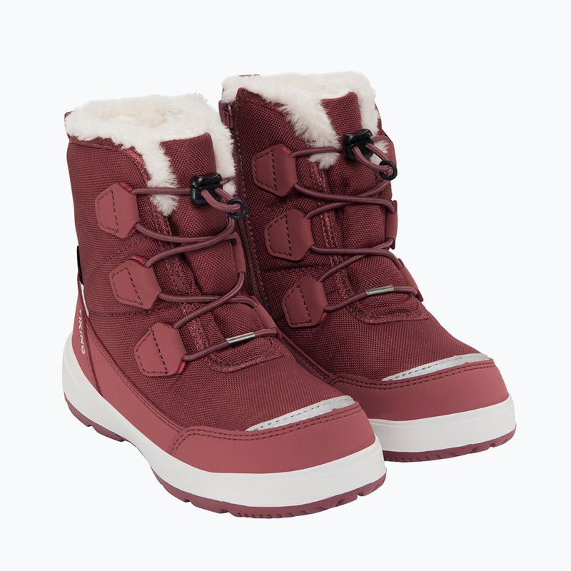 Snow boots Viking Footwear Toasty Warm GTX Zip dark pink 3