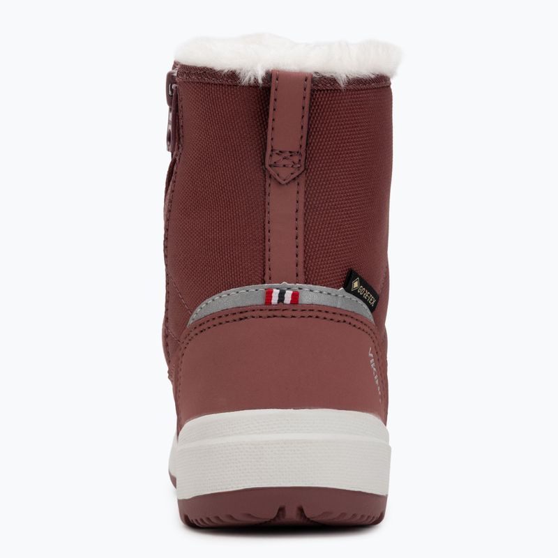 Snow boots Viking Footwear Toasty Warm GTX Zip dark pink 6
