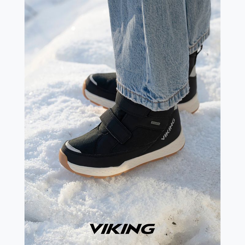 Children's snow boots Viking Footwear Espo Warm GTX 2V black 9