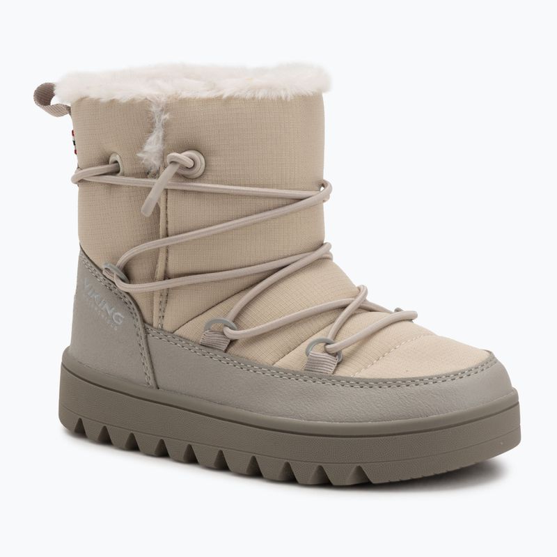 Snow boots Viking Footwear Snowflake Warm Waterproof SL cream
