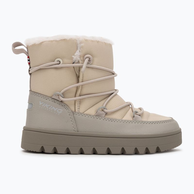 Snow boots Viking Footwear Snowflake Warm Waterproof SL cream 2