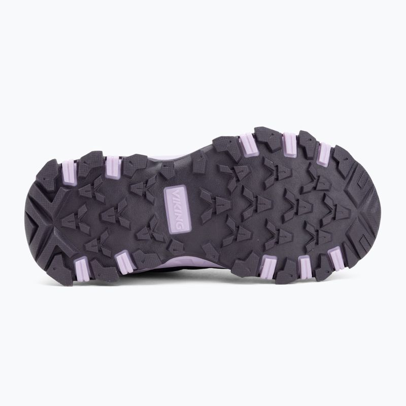 Children's shoes Viking Footwear Track Warm Waterproof 2V aubergine 4
