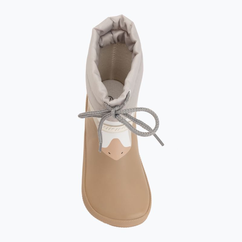 Children's Wellington Boots Viking Footwear Alv Barefoot Paw Print beige 5