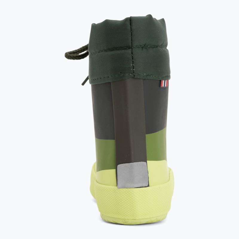 Children's Wellington Boots Viking Footwear Alv Barefoot Paw Print light green/green 6