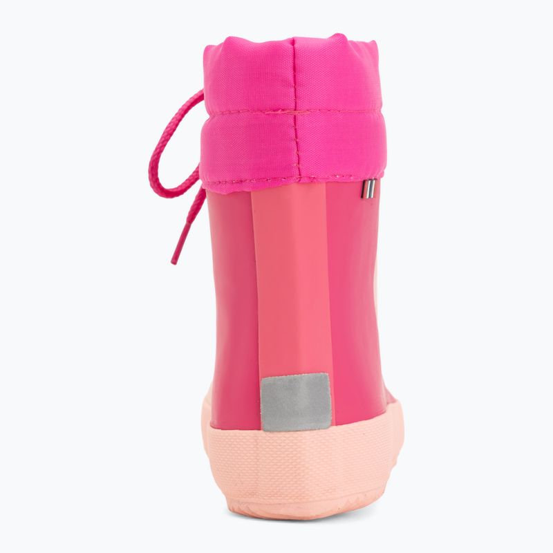 Children's Wellington Boots Viking Footwear Alv Barefoot Paw Print light pink/magenta 6