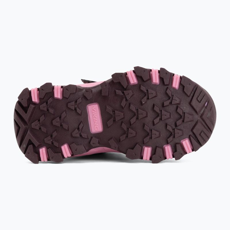 Children's shoes Viking Track Mid 2V Waterproof plum/multi 4