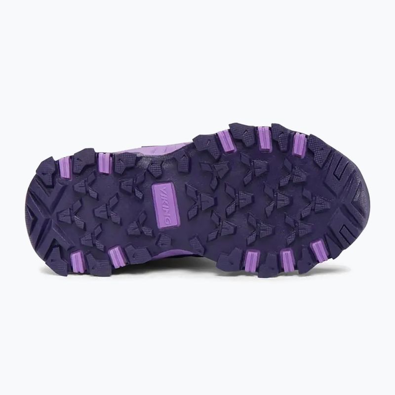 Children's shoes Viking Track Mid 2V Waterproof plum/multi 4