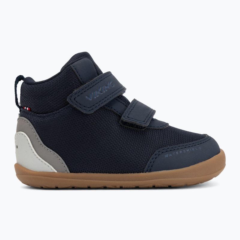 Children's barefoot shoes Viking Alv Barefoot Mid 2V Waterproof navy 2