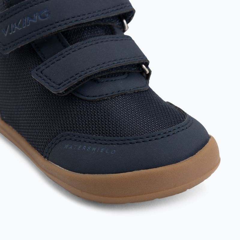 Children's barefoot shoes Viking Alv Barefoot Mid 2V Waterproof navy 7