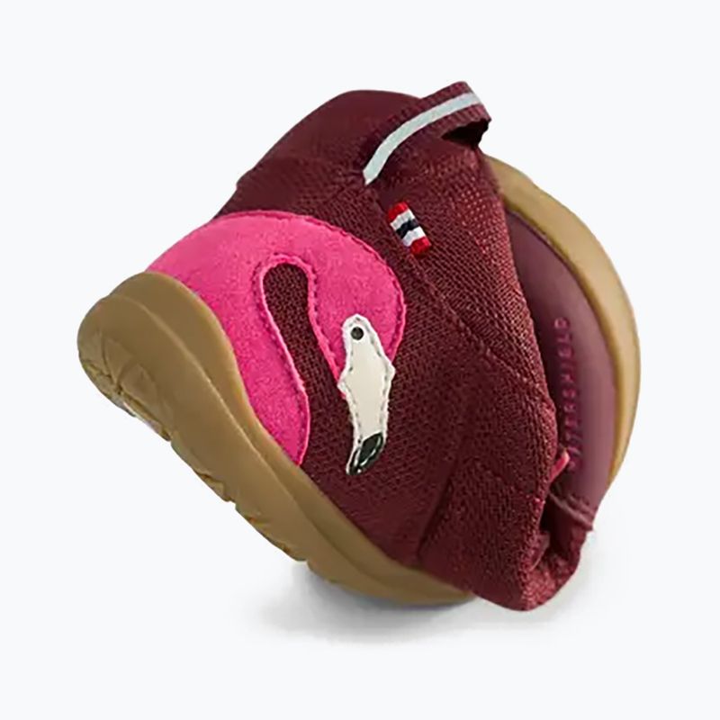 Children's barefoot shoes Viking Footwear Alv Barefoot Mid 2V Waterproof burgundy 15