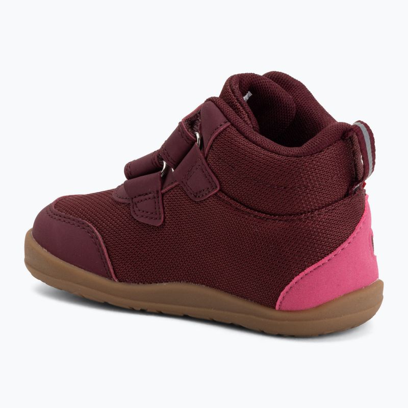 Children's barefoot shoes Viking Alv Barefoot Mid 2V Waterproof burgundy 2