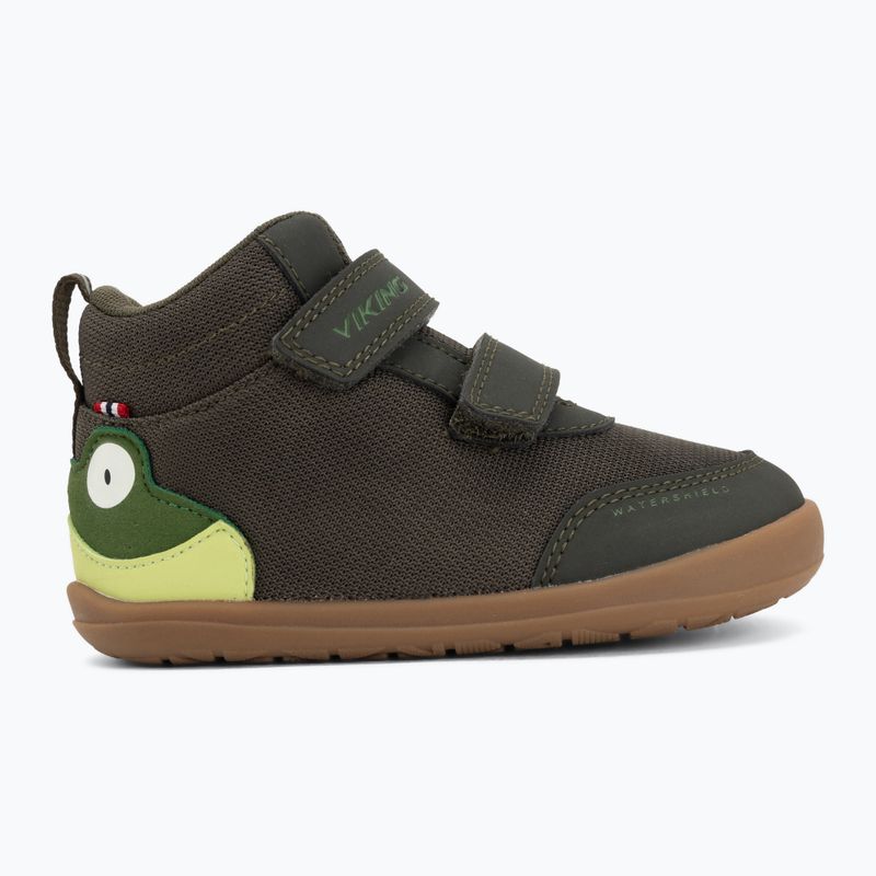 Children's barefoot shoes Viking Footwear Alv Barefoot Mid 2V Waterproof pine 2
