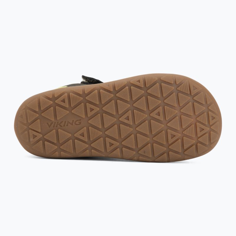 Children's barefoot shoes Viking Footwear Alv Barefoot Mid 2V Waterproof pine 4