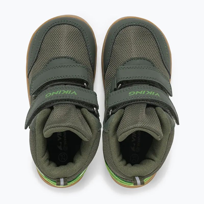 Children's barefoot shoes Viking Footwear Alv Barefoot Mid 2V Waterproof pine 13