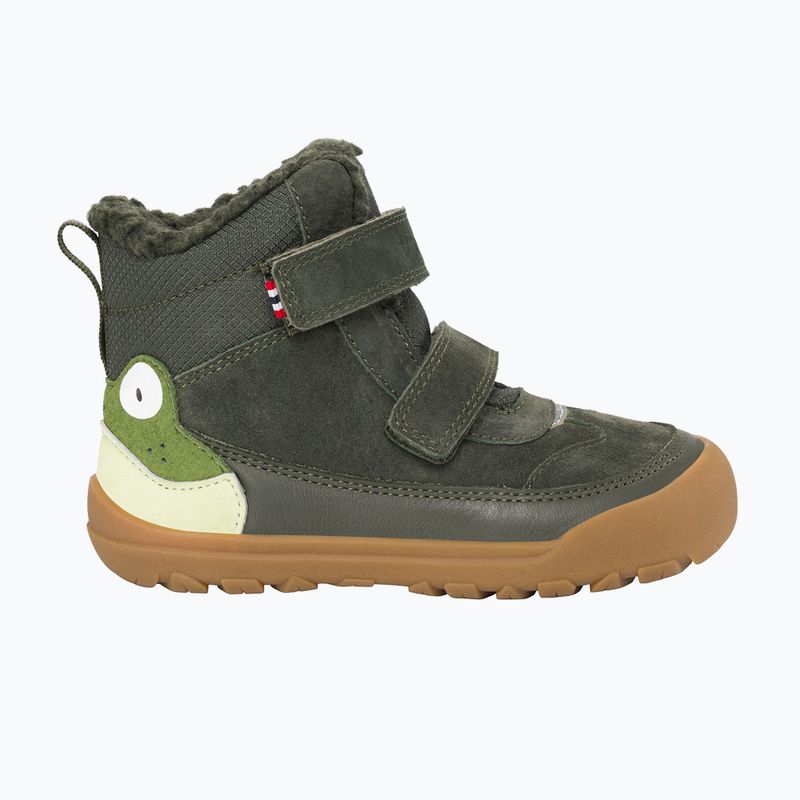 Children's barefoot snow boots Viking Footwear Alv Barefoot Paw Warm Waterproof 2V pine