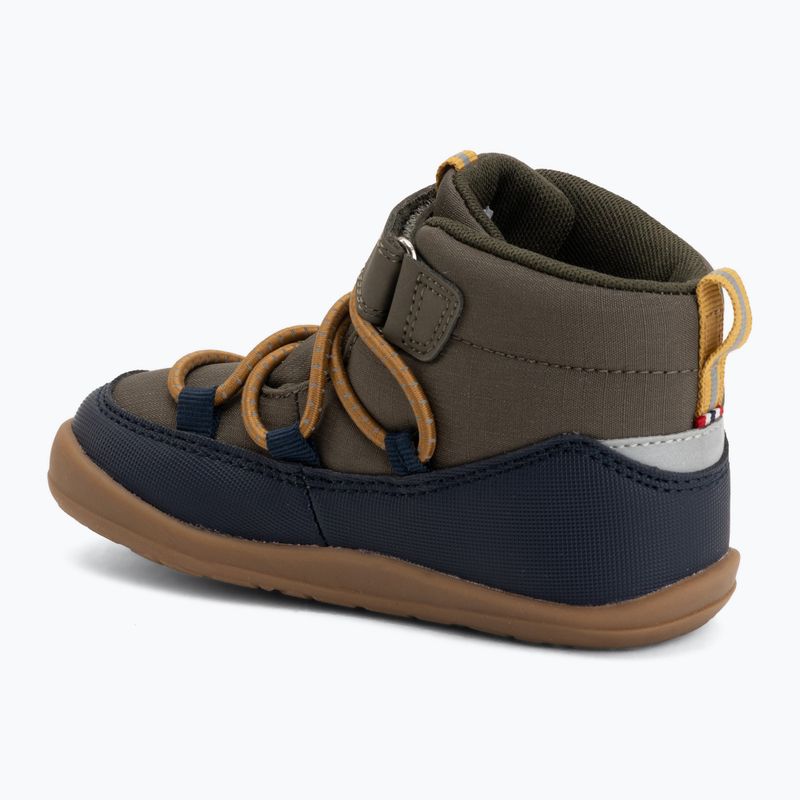 Children's barefoot shoes Viking Footwear Birch Barefoot Mid 1V Waterproof navy/olive 3