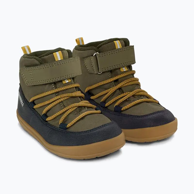 Children's barefoot shoes Viking Footwear Birch Barefoot Mid 1V Waterproof navy/olive 10
