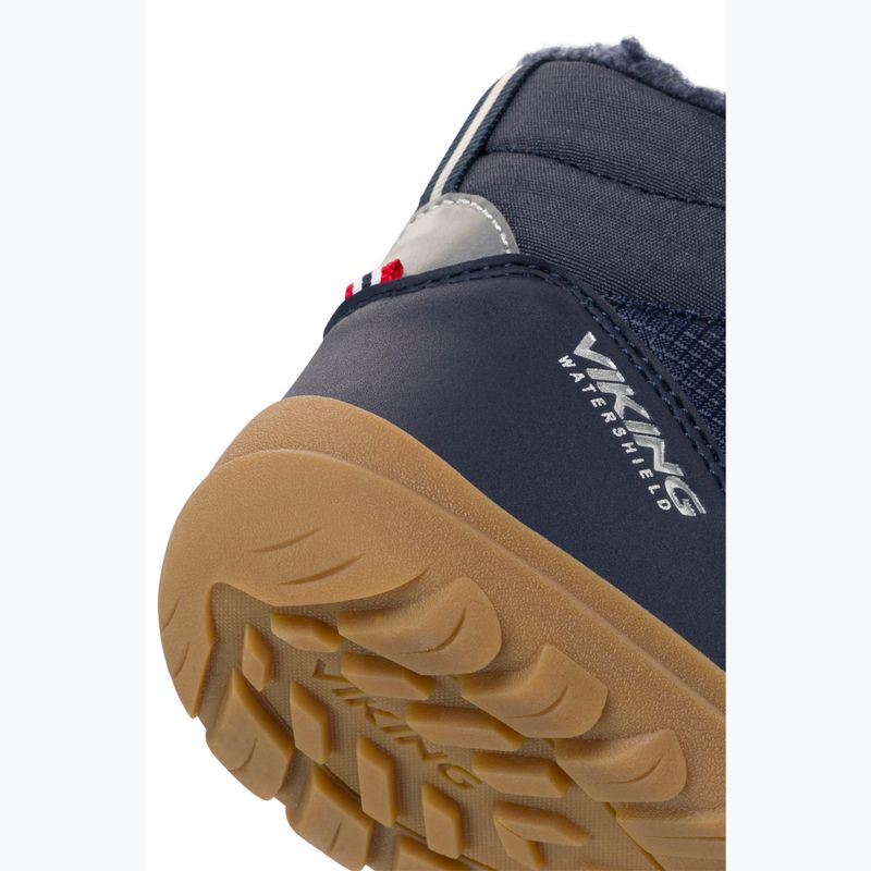 Children's barefoot snow boots Viking Footwear Rowan Barefoot Warm Waterproof 2V navy 7