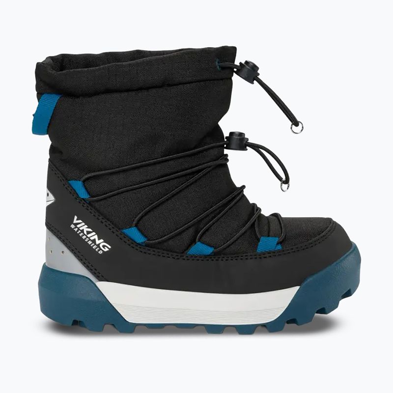 Children's snow boots Viking Footwear Spaceship Warm SC Waterproof black/dark blue