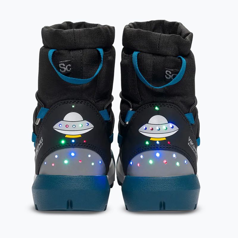 Children's snow boots Viking Footwear Spaceship Warm SC Waterproof black/dark blue 4
