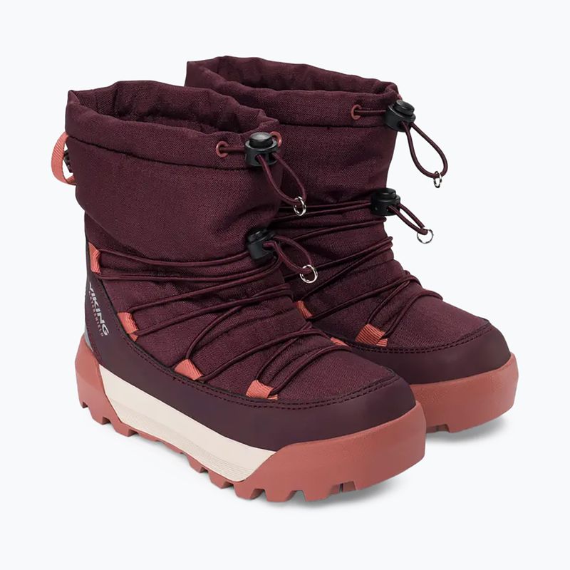 Children's snow boots Viking Footwear Spaceship Warm SC Waterproof plum/pink 3