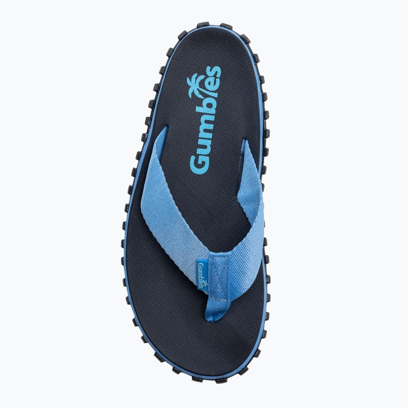 Gumbies Duckbill navy blue flip flops 6