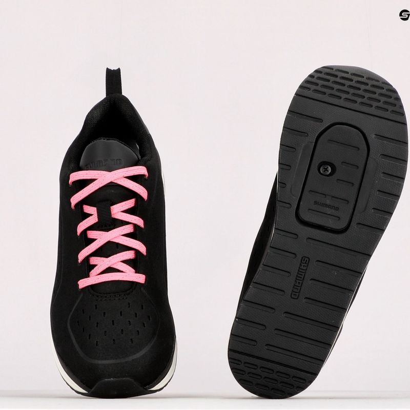 Shimano SH-CT500 women's platform cycling shoes black ESHCT5PG400WL00 10