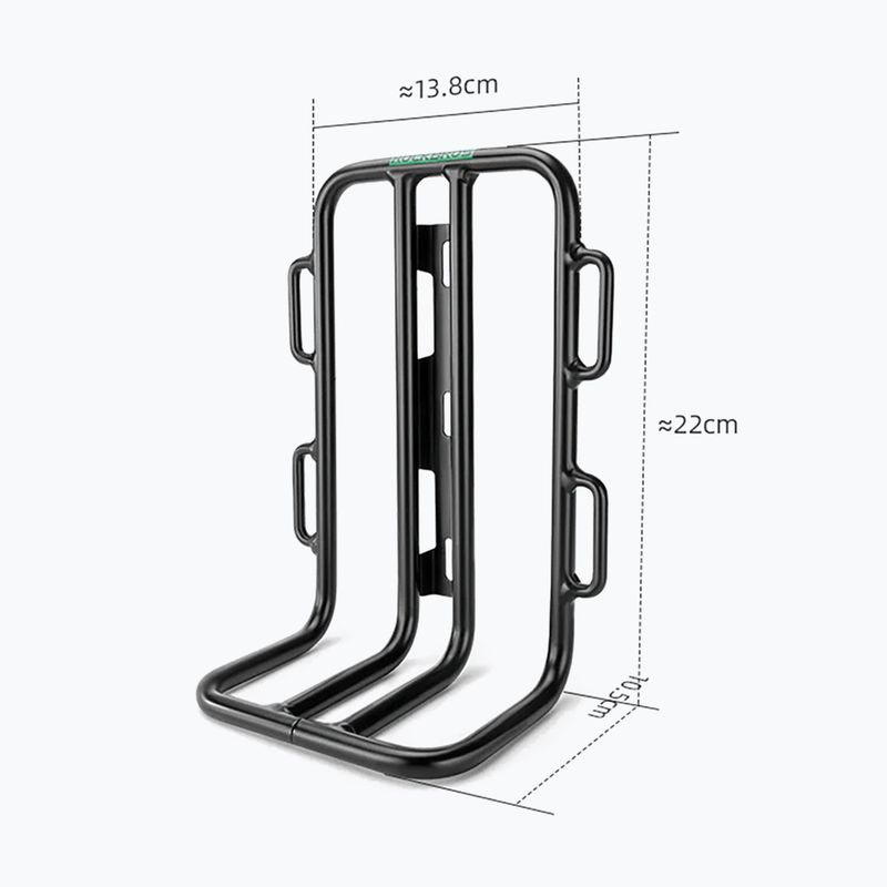 Rockbros bike fork shelf 33210010 black 2