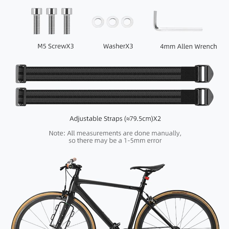 Rockbros bike fork shelf 33210010 black 3