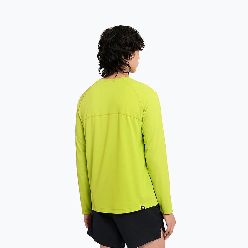 Men's Ciele Athletics DLY lime green running longsleeve 3