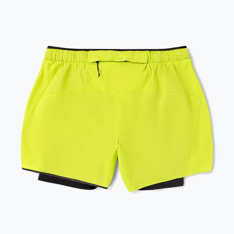 Men's Ciele Athletics DLY 5" Long Brief lime green running shorts 6