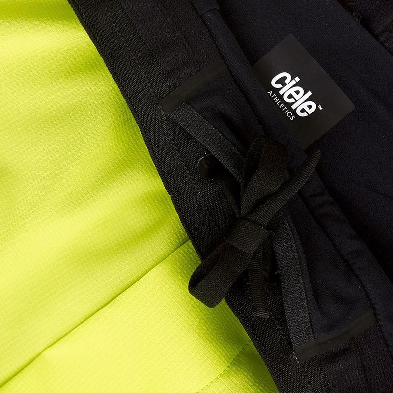 Men's Ciele Athletics DLY 5" Long Brief lime green running shorts 7