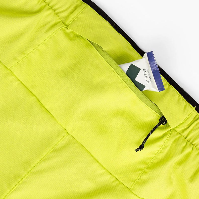 Men's Ciele Athletics DLY 5" Long Brief lime green running shorts 8