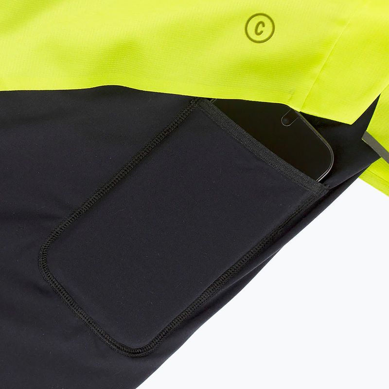 Men's Ciele Athletics DLY 5" Long Brief lime green running shorts 9