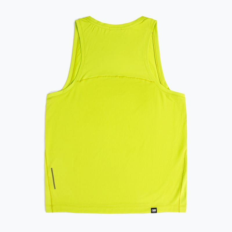 Men's Ciele Athletics DLY Singlet lime green running shirt 2