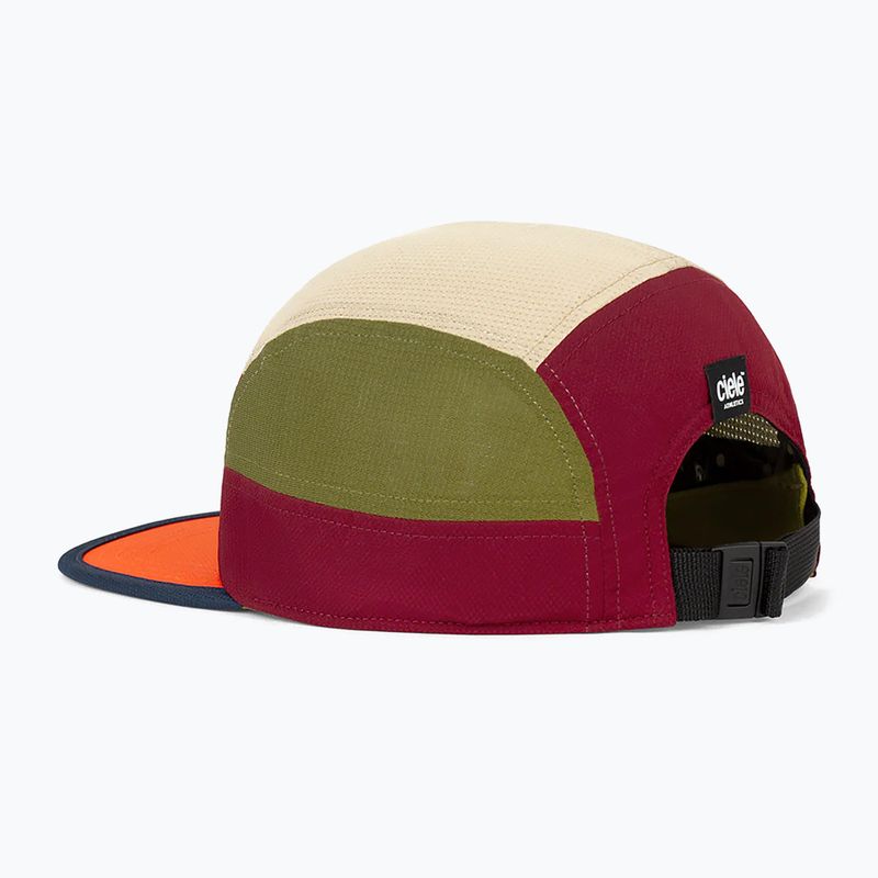 Ciele Athletics GOCap Field IconicBar cap crimson red/terrain 2