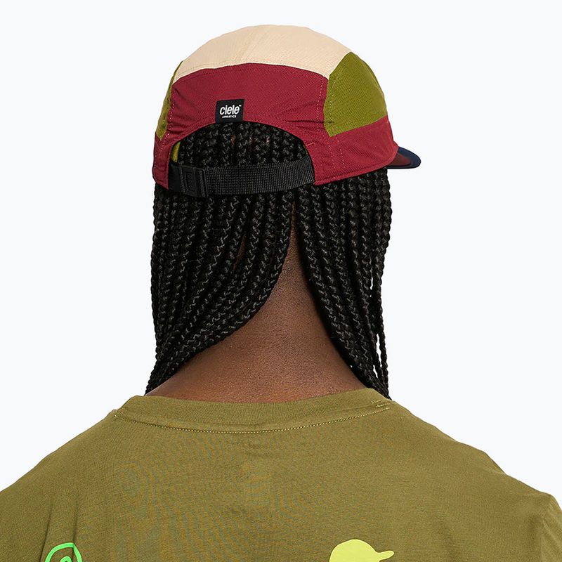 Ciele Athletics GOCap Field IconicBar cap crimson red/terrain 5