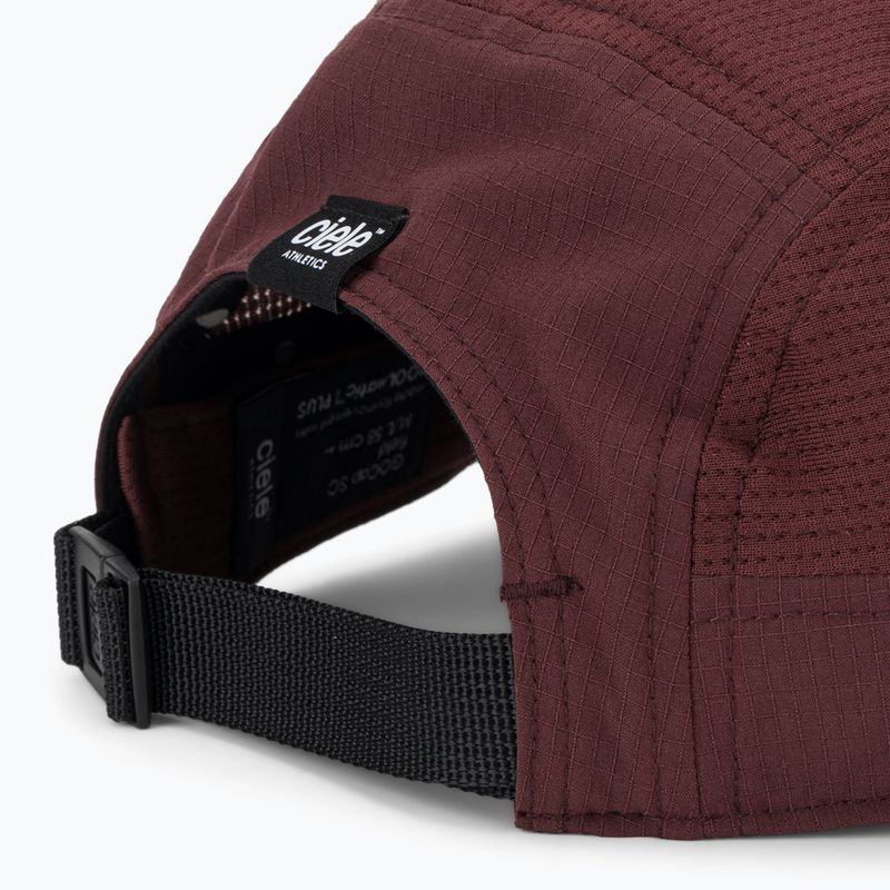 Ciele Athletics GOCap SC Field Clow dark wine red baseball cap 4