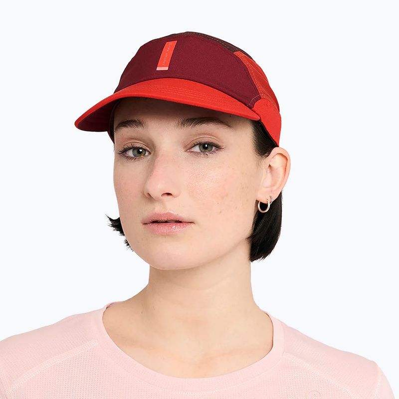 Baseball cap Ciele Athletics FSTCap SC Comp IconicVC crimson red/glade 4