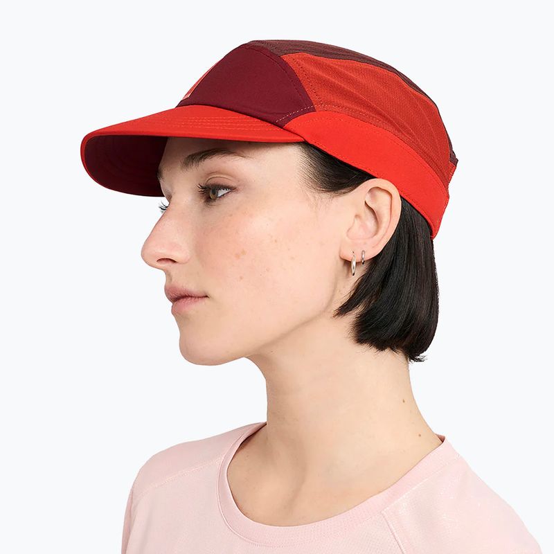 Baseball cap Ciele Athletics FSTCap SC Comp IconicVC crimson red/glade 5