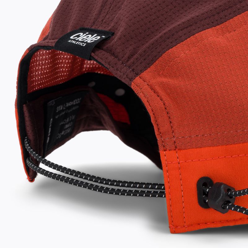 Baseball cap Ciele Athletics FSTCap SC Comp IconicVC crimson red/glade 4
