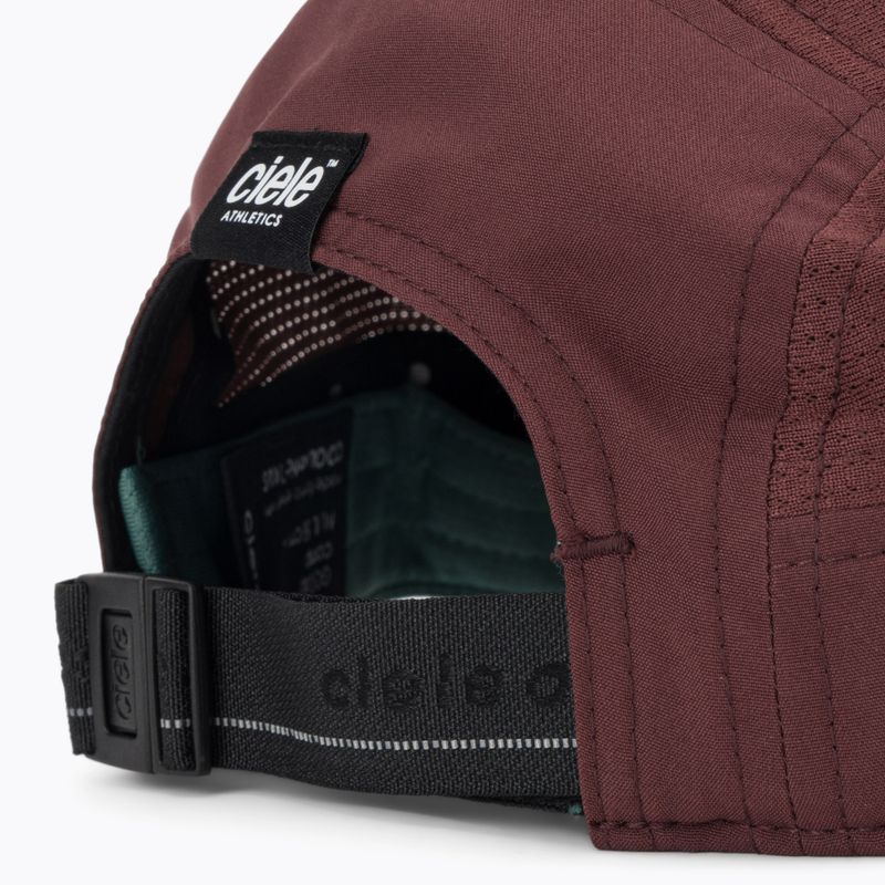 Ciele Athletics GOCap Comp Bars dark wine red baseball cap 5